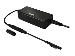 PORT Connect - Strømadapter - AC 100-240 V 60 watt - Storbritannia - for Microsoft Surface Book, Go, Laptop, Pro (I midten av 2017), Pro 3, Pro 4, Pro 6