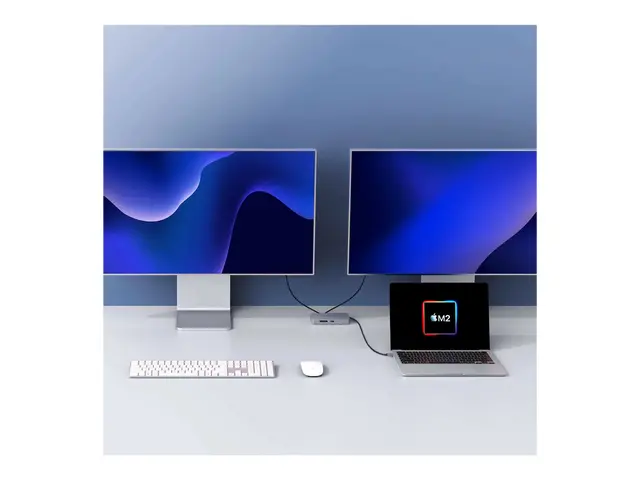 HyperDrive - dokkingstasjon USB-C 2 x HDMI 1GbE