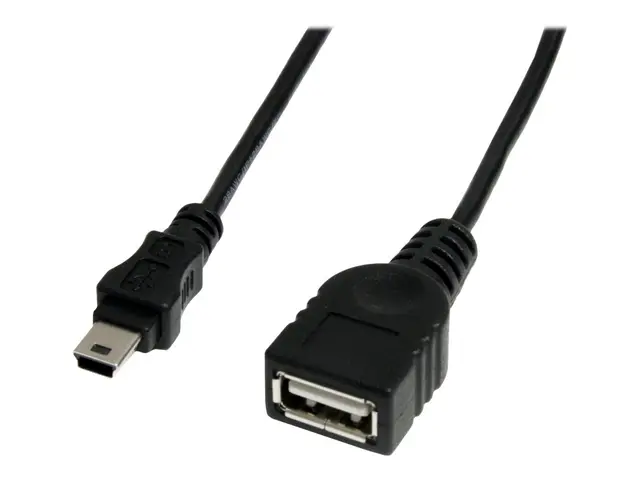 StarTech.com 1 ft Mini USB 2.0 Cable - A to B F/M cable (F) mini-U...