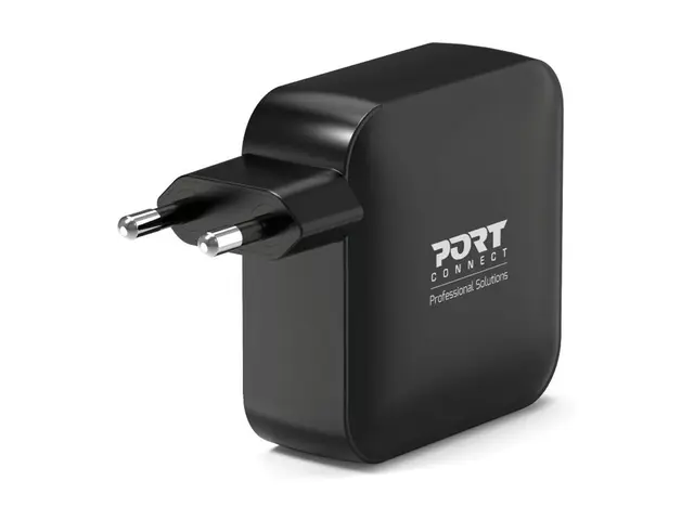 PORT Connect - Strømadapter - GaN II - 165 watt - 5 A - QC 3.0, PD...