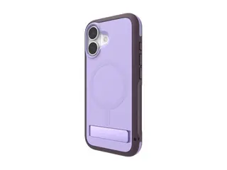 ZAGG Sedona Snap - Baksidedeksel for mobiltelefon med stativ - MagSafe-samsvar - grafen - støvet drue - for Apple iPhone 17