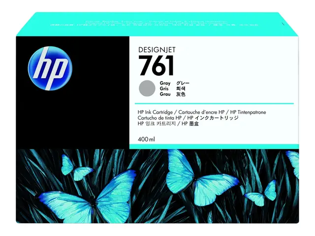 HP 761 - 400 ml grå original DesignJet blekkpatron for T7100, T720...