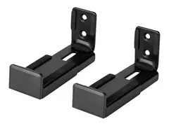 Neomounts AWL29-550BL1 - Monteringssett (universalmontering) for soundbar - svart - veggmonterbar