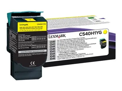 Lexmark - Høy ytelse - gul - original - tonerpatron LCCP, LRP - fo...