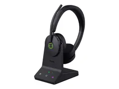 Yealink WH68 - Hodesett - on-ear DECT / Bluetooth - trådløs - aktiv støydemping - Optimert for UC
