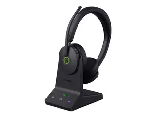 Yealink WH68 - Hodesett - on-ear DECT / Bluetooth - trådløs - aktiv støydemping - Optimert for UC