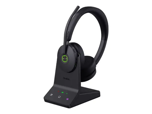 Yealink WH68 - Hodesett on-ear DECT / Bluetooth trådløs aktiv støy...