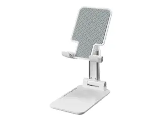 Celly MAGIC DESK - Skrivebordsstativ for mobiltelefon, nettbrett inntil 10,5&quot; - hvit
