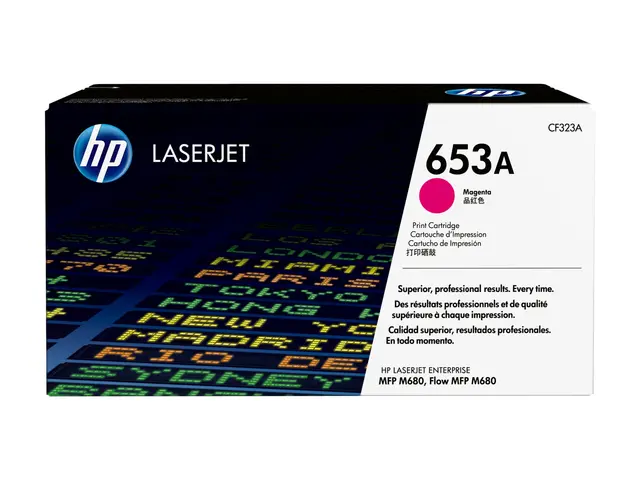 HP 653A - Magenta original LaserJet tonerpatron (CF323A) for Color...