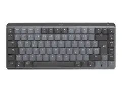 Logitech Master Series MX Mechanical Mini Tastatur - bakbelysning - trådløs - Bluetooth LE - QWERTY - Nordisk (dansk/finsk/norsk/svensk) - tastsvitsj: Clicky - grafitt