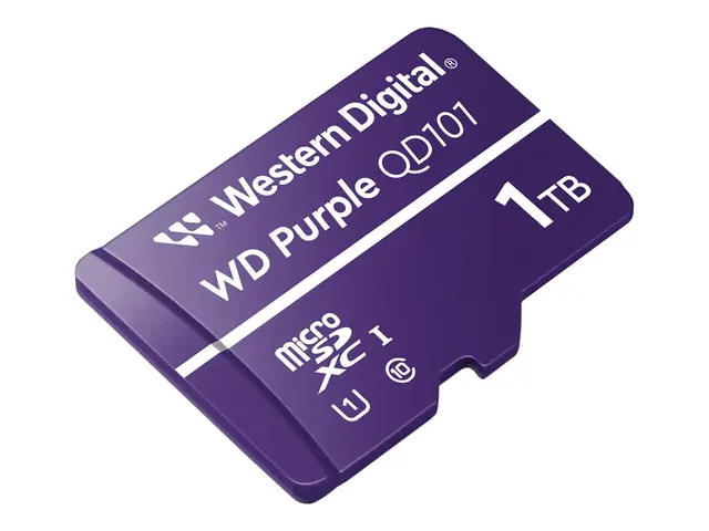 WD Purple WDD100T1P0C - Flashminnekort - 1 TB - UHS-I U1 / Class10...