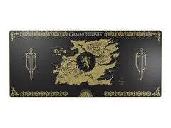 Lexip X TSUME - Musematte - flexible soft micro-textured surface størrelse XXL - Lannister Game of Thrones - svart, gul