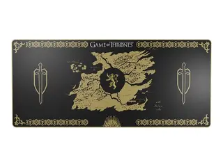 Lexip X TSUME - Musematte - flexible soft micro-textured surface størrelse XXL - Lannister Game of Thrones - svart, gul