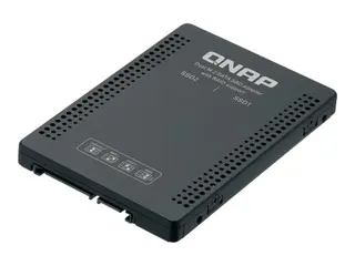 QNAP QDA-A2MAR - Intern RAID-brønn - 2,5" til 2 x M.2 RAID JBOD, 0, 1 - SATA 6Gb/s