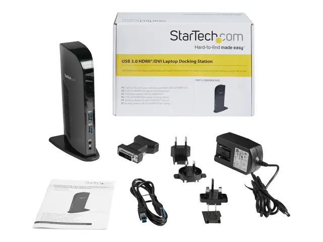 StarTech.com Dual Monitor USB 3.0 Laptop Docking Station with HDMI...