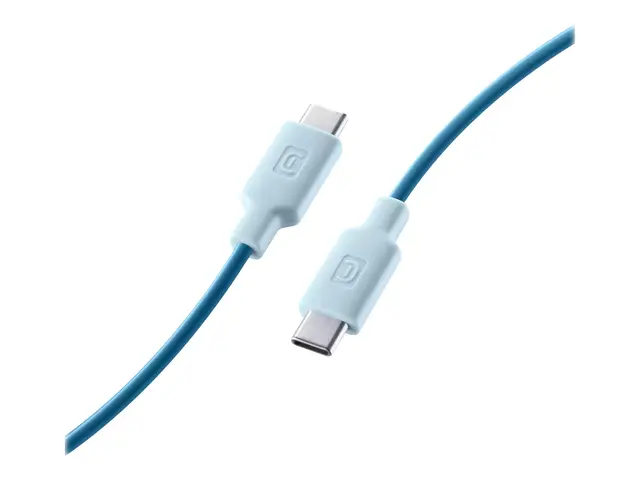 Cellular Line Stylecolor - USB-kabel 24 pin USB-C (hann) til 1 m blå