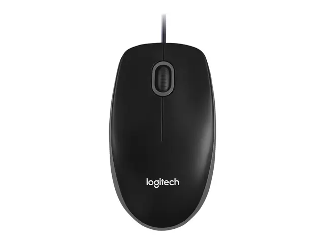 Logitech B100 - Mus - høyre- og venstrehåndet - optisk - 3 knapper...