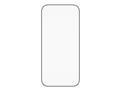 PanzerGlass Ceramic Protection II - Skjermbeskyttelse for mobiltelefon ultravid passform m. EasyAligner - glass - rammefarge svart - for Apple iPhone 16 Pro, 17 Pro