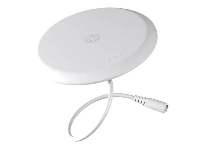 ZENS ZEBI04W - Trådløs ladepute + AC-strømadapter 15 watt Apple Fa...