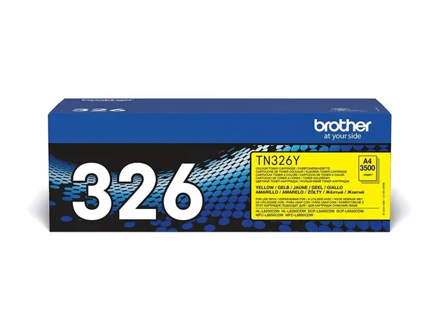 Brother TN326Y - Gul original tonerpatron for DCP-L8400CDN, DCP-L8...