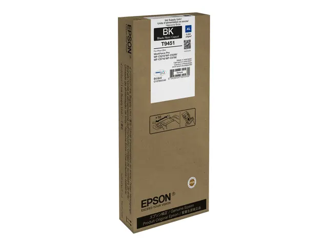 Epson T9451 - 64.6 ml - XL-størrelse - svart - original - blekkpat...
