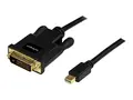 StarTech.com 3 ft Mini DisplayPort to DVI Adapter Cable Mini DP to DVI Video Converter - MDP to DVI Cable for Mac / PC 1920x1200 - Black (MDP2DVIMM3B) - DisplayPort-kabel - 91.44 cm