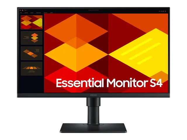Samsung Essential S4 S24D400GSU - S40GD Series LED-skjerm - 24" - 1920 x 1080 Full HD @ 100 Hz - IPS - 250 cd/m² - 1000:1 - 5 ms - 2xHDMI, DisplayPort - svart 