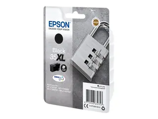 Epson 35XL - 41.2 ml - XL - svart original - blekkpatron - for WorkForce Pro WF-4720, WF-4720DWF, WF-4725DWF, WF-4730, WF-4730DTWF, WF-4740, WF-4740DTWF