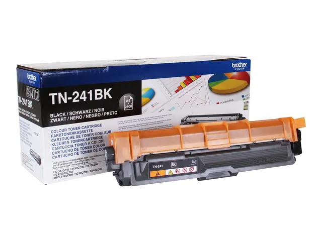 Brother TN241BK - 2-pack - svart - original - tonerpatron - for Br...