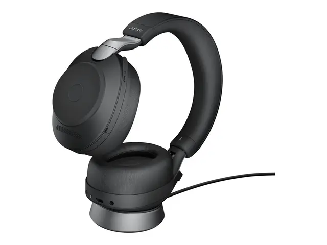 Jabra Evolve2 85 UC Stereo - Hodesett - full størrelse - Bluetooth...