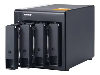 QNAP TL-D400S - Harddiskarray - 4 brønner (SATA-600) SATA 6Gb/s (ekstern)