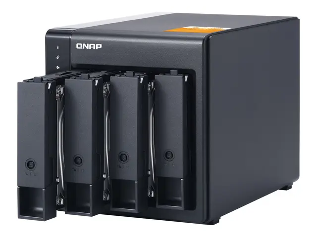 QNAP TL-D400S - Harddiskarray - 4 brønner (SATA-600) - SATA 6Gb/s ...