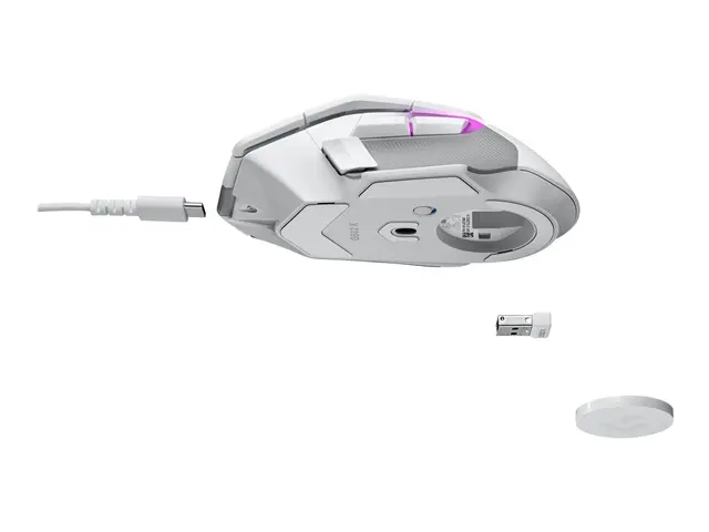 Logitech G G502 X PLUS - Mus optisk 11 knapper trådløs 2.4 GHz USB...