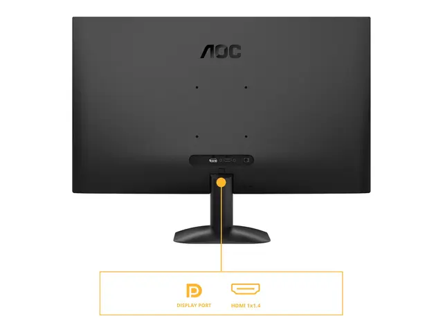 AOC Basic-line Q27B35E - LED-skjerm - 27" 2560 x 1440 QHD @ 75 Hz - IPS - 300 cd/m² - 1500:1 - HDR10 - 1 ms - HDMI, DisplayPort - svart 
