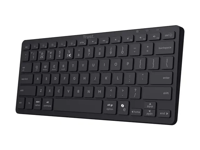 Trust Nado II - Tastatur compact trådløs Bluetooth QWERTY Nordisk ...