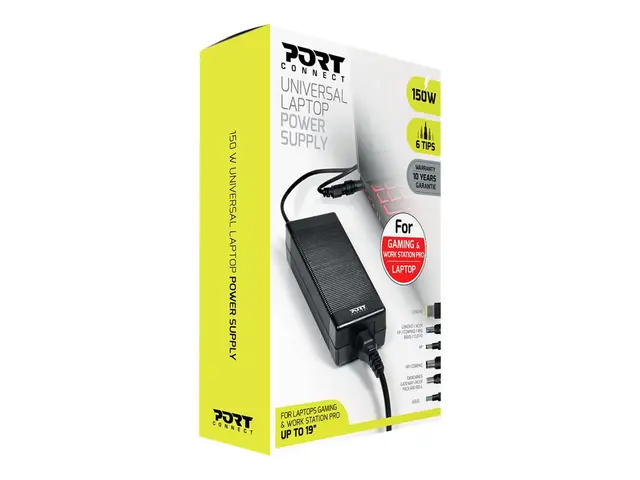PORT Connect - Strømadapter AC 100-240 V 150 watt