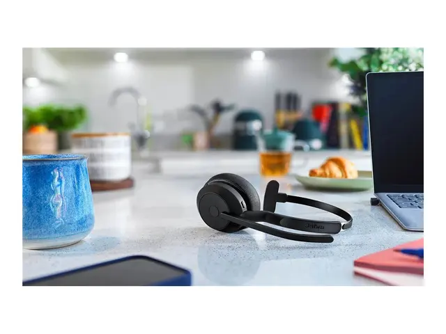 Jabra Evolve2 55 UC Mono - Hodesett on-ear Bluetooth trådløs aktiv...