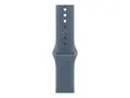 Apple - B&#229;nd for smart armb&#229;ndsur 46mm - M/L (passer h&#229;ndledd p&#229; 160 - 210 mm) - anker bl&#229; - for Watch Herm&#232;s Series 9, SE 3, Series 10, Series 11, Series 8, Series 9, Ultra 2, Ultra 3