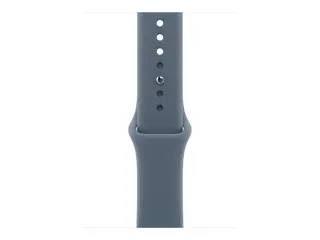 Apple - Bånd for smart armbåndsur - 46mm M/L (passer håndledd på 160 - 210 mm) - anker blå - for Watch Hermès Series 9, SE 3, Series 10, Series 11, Series 8, Series 9, Ultra 2, Ultra 3