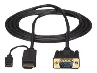 StarTech.com HDMI to VGA Cable - 10 ft / 3m - 1080p - 1920 x 1200 ...