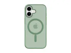 Belkin SheerForce Grip Series - Baksidedeksel for mobiltelefon MagSafe-samsvar - laget av resirkulerte materialer - pistasiegr&#248;nn - for Apple iPhone 17
