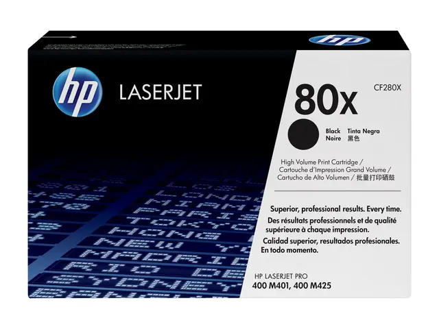 HP 80x - Høy ytelse - svart - original - LaserJet - tonerpatron (C...