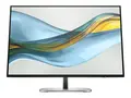 HP 524pn - Series 5 Pro - LED-skjerm 24&quot; - 1920 x 1200 WUXGA @ 100 Hz - IPS - 350 cd/m&#178; - 1500:1 - 5 ms - HDMI, DisplayPort - s&#248;lv (stativ), kullsort