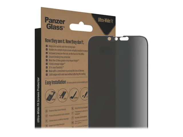 PanzerGlass - Skjermbeskyttelse for mobiltelefon ultrabred passfor...
