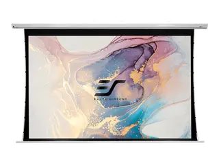 Elite Screens Saker Tab-Tension Series SKT100XHW-E24 Projeksjonsskjerm - takmonterbar, veggmonterbar - motorisert - 110 V - 100" (254 cm) - 16:9 - MaxWhite FG - hvit emalje