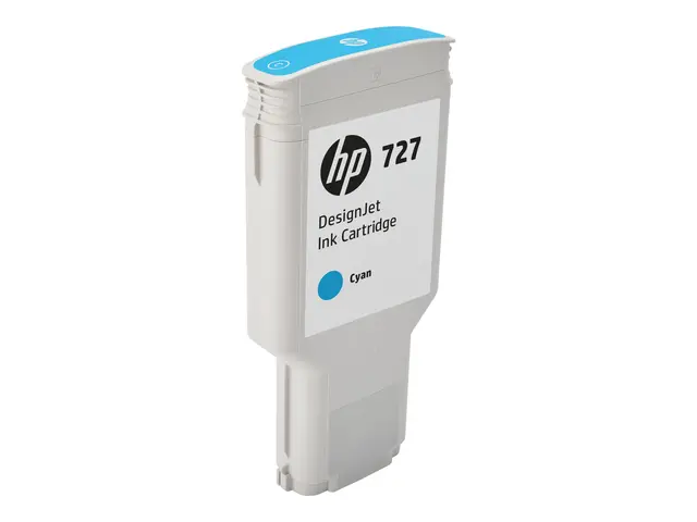HP 727 - 300 ml - høykapasitets - cyan - original - DesignJet - bl...