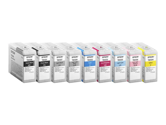 Epson T8501 - 80 ml - fotosort - original - blekkpatron - for Sure...