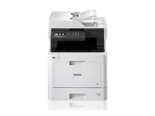 Brother DCP-L8410CDW - Multifunksjonsskriver farge - laser - 215.9 x 355.6 mm (original) - A4/Legal (medie) - opp til 31 spm (kopiering) - opp til 31 spm (trykking) - 300 ark - USB 2.0, Gigabit LAN, Wi-Fi(n), USB-vert