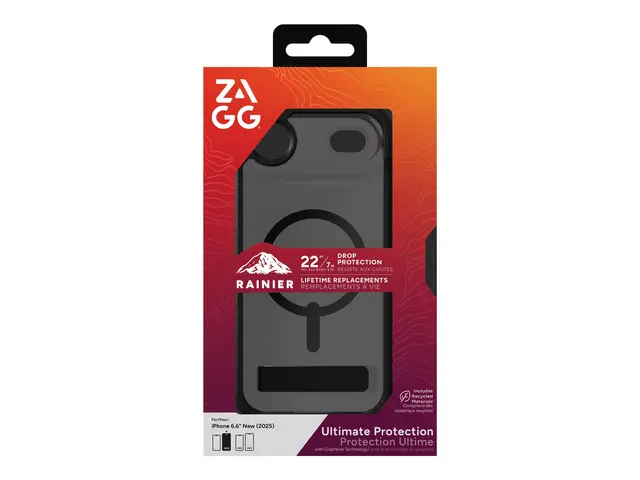 ZAGG Rainier Snap - Baksidedeksel for mobiltelefon - robust - med ...