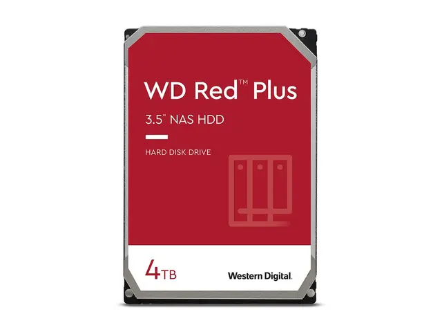 WD Red Plus - Harddisk 4 TB intern 3.5" SATA 6Gb/s 5400 rpm buffer...